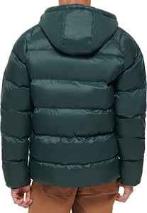 Blouson d'hiver pour homme de haute qualité, imperméable, à col montant, avec logo personnalisé, en nylon, décontracté, à capuche - Product Image 5