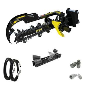 Zanjadora de tractor y excavadora para instalación de riego y tuberías - Product Image 2