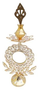 Brass Metallic Finished Kajal Eye <b>Makeup</b> Dani |Only <b>Holder</b> (Surmedani Without Surma or Kajal) - Product Image 6