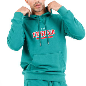 Venta al por mayor de alta calidad de la calle de los hombres DTF impreso sudaderas con capucha nuevo estilo Casual de invierno de diseño de patrón sólido DTF impreso sudaderas con capucha - Product Image 1