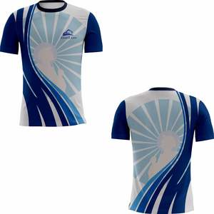 Diseño personalizado Logo Sublimación 100% Poliéster Malla de secado rápido Camisetas deportivas - Product Image 3