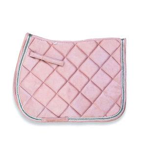 Tapis de selle respirant pour cheval avec tissu anti-humidité, forme profilée, ajustement confortable - Product Image 1