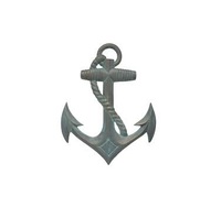 Nouvelle ancre de coulée en laiton pour la décoration murale dernière sculpture d'ancre en laiton ancre nautique couleur marron avec la meilleure qualité