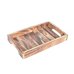 Bandejas de madera personalizadas para servir bocadillos y dulces, con acabado natural, juego de tres, para el hogar, hoteles y restaurantes, gran venta. - Product Image 6