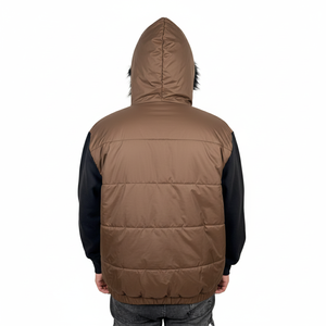 OEM Custom Logo Thick <b>Padded</b> Down <b>Coat</b> Puffer Jacket Outdoor Warm Winter New Fashion Custom Logo Puffer Jacket for man - Product Image 2