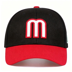 Gorra de béisbol con bandera de México al por mayor, ajustable, con visera curva, bordada, mezcla de algodón, sombrero para el sol para hombres y mujeres, deportes al aire libre - Product Image 2