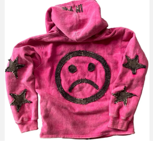 Nouveauté : Sweat à capuche oversize pour homme, effet usé, délavé à l'acide, style streetwear, 100% coton, sweat à capuche d'hiver - Product Image 4
