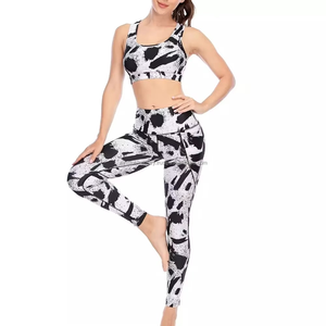 Nuevo Conjunto de Yoga para Mujer, 100% Algodón, Transpirable, Diseño Sólido Personalizable, Alta Calidad, Moda en Tendencia, Precio - Product Image 1