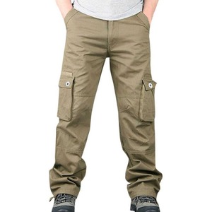 All Season <b>Cargo</b> Trousers Men Multi Pocket Utility <b>Work</b> Pants Durable Canvas Straight Leg Outdoor Casual Streetwear Clothing - Product Image 2