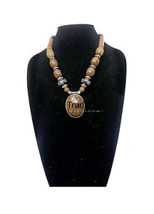 Collar de resina hecho a mano Tradebyd, colgante ligero duradero, joyería para mujer - Product Image 2