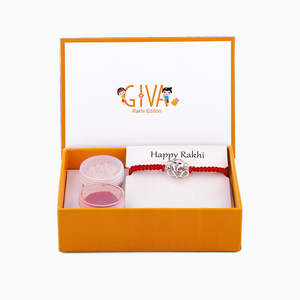 Silver Gajanana Rakhi Fashion <b>Charm</b> <b>for</b> <b>Bracelet</b> - Product Image 3