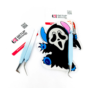 Último azulejo de pestañas de Halloween acrílico personalizado sostenible con imán para pinzas de extensión de pestañas azulejos de pestañas personalizados disponibles - Product Image 1