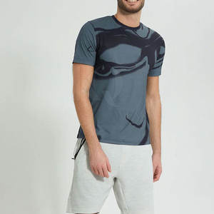 Camiseta Sublimada para Hombre, Diseño 100% Poliéster, Ligera, de Secado Rápido, Tejido Ecológico para Uso Casual de Verano y Moda Diaria - Product Image 3