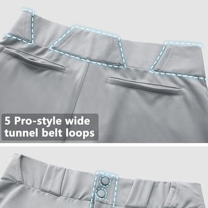 Pantalon de baseball pour hommes en polyester 100% de haute qualité sur mesure respirant nouveau style approvisionnement en gros à bas prix - Product Image 4