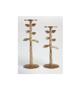 Long bougeoir de luxe bougeoir votif en métal bougeoir pour la décoration de mariage et d'événement disponible dans les commandes en gros - Product Image 1