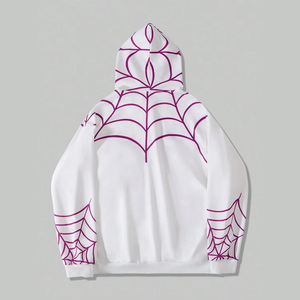 2025 <b>Men's</b> Custom DTF <b>Spider</b> Printing <b>Hoodie</b> High Quality Casual Long Sleeve Spring Autumn Hooded Zipper Sweatshirt for <b>Men's</b> - Product Image 2