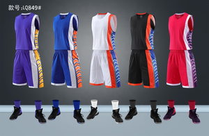 2025 uniformes de basket-ball noir et blanc personnalisés en gros direct d'usine nouvelle conception sublimée avec numéro de nom Polyester taille XS - Product Image 6