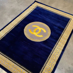 Alfombras Turcas Modernas de Polipropileno Tejidas a Máquina, Alfombras de Yute de Alta Calidad Resistentes a las Manchas, de Pelo Alto, Abstractas, para Dormitorio y Hogar - Product Image 1