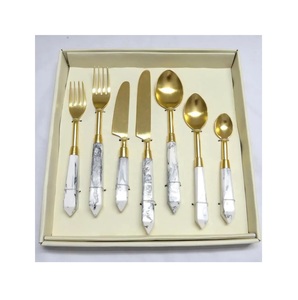 Hot Selling Cutlery Polished Finishing Design Tableware Stainless Steel Sets Indoor Dinnerware Metal Cutlery Kitchenware - Product Image 3