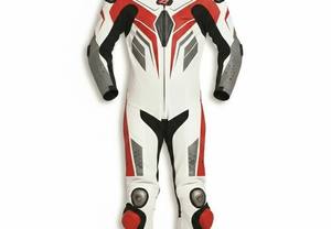 Traje de Motocicleta de Cuero de Una Pieza, Listo para la Pista, para Pilotos Deportivos. Si lo deseas, también puedo... - Product Image 5