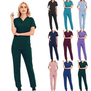 Conjunto de Enfermería de moda para mujer, conjuntos de enfermera, uniforme de hospital, fábrica de Enfermería Médica, uniforme al por mayor, uniformes de hospital de verano - Product Image 2