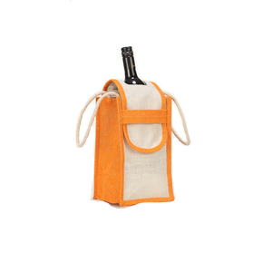 Haute Qualité Coton Toile Jute Vin Sac Fourre-Tout Motif Personnalisé Écologique En Gros Stockage Cadeau Sacs À Provisions Pas Cher Prix - Product Image 2