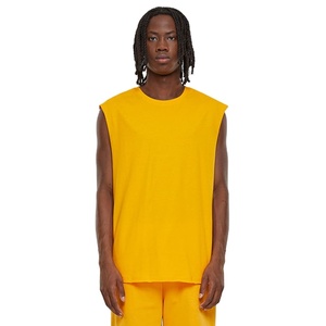 Camiseta sin mangas de diseño holgado para fitness y entrenamiento, venta al por mayor, color personalizado, secado rápido, jersey - Product Image 1