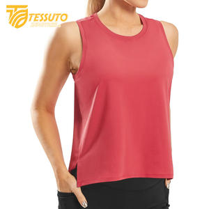 Woman Workout Wear Sport Yoga Tank <b>Top</b> for Gym High Quality Custom Printed Tank <b>Tops</b> for Women Thick Strap Gym Women's Tank <b>Tops</b> - Product Image 5