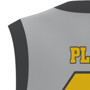 Ensemble de maillots de basket-ball personnalisés pour hommes, sans manches, uniforme sportif, séchage rapide, respirant, polyester, ensemble maillot et short d'entraînement pour équipe - Product Image 4