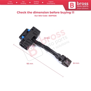 BDP1526 Conjunto Limitador de Puerta Delantera para Alhambra Sharan MK2 II 7N 2010-2023 7N0837249 - Product Image 5