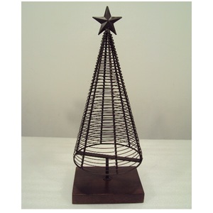 <b>Table</b> Decor Metal <b>Christmas</b> <b>Tree</b> Ornaments Decorative For Home Party X Mas Decor - Product Image 2