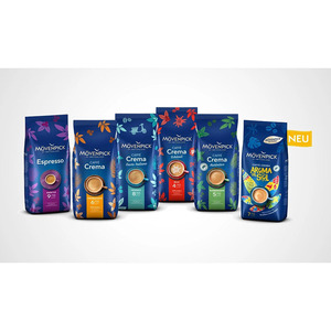 Venta caliente 2025 Premium Swiss Roast Movenpick El Aute-ntico Caffe Crema Coffee Beans 1kg Venta caliente Precio de fábrica al por mayor - Product Image 2