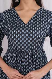 Vestido de Iglesia acampanado para mujer, Mangas de un cuarto de bolsillo, estampado de algodón, verano, carrera, oficina, ocasiones formales, señoras elegantes - Product Image 2