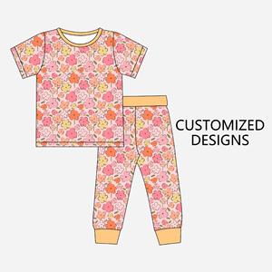 Pyjamas en bambou personnalisés, Combinaison pour <span class=keywords><strong>nouveau</strong></span>-<span class=keywords><strong>né</strong></span>, Ensemble de vêtements pour enfants, Vêtements pour enfants, Vêtements en bambou, Produits pour bébés - Product Image 5