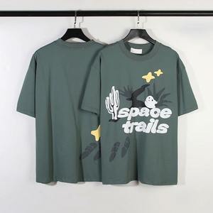 Nueva llegada, buena calidad, último diseño, camiseta 100% algodón para hombre con estampado puff, corte holgado, material suave, camiseta con estampado puff para hombre. - Product Image 2