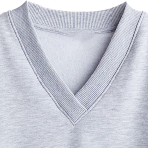 เสื้อสเวตเชิ้ตผู้หญิงแบบคอกลม แขนยาว ผ้าถักนิตติ้งเนื้อฟลีซ ระบายอากาศได้ดี ปักลายและลายนูน  แบบเรียบง่าย เป็นมิตรกับสิ่งแวดล้อม สำหรับฤดูหนาว - Product Image 2