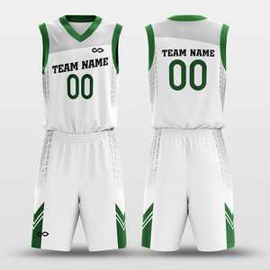 Ensemble de basketball personnalisé classique 76 sublimé, tenue de sport de haute qualité style américain à manches courtes avec pantalon - Product Image 5