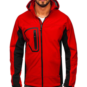 Parka d'extérieur design personnalisé OEM TPU, veste parka en polyester softshell imperméable contrecollée pour hommes veste Varsiti - Product Image 4