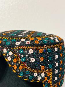 Traditional <b>Mens</b> Afghani Cap Handmade Embroidered Vintage Islamic Formal Lace Headwear <b>for</b> <b>Men</b> Wholesale - Product Image 4