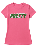 Camiseta de Verano para Mujer, Color Rosa Verde, Informal, Ecológica, 100% Algodón, con Cuentas, Borlas y Diamantes, Transpirable, de Secado Rápido y Antiarrugas