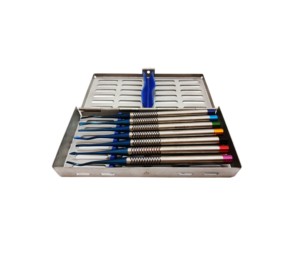 Juego de 7 Elevadores Dentales PDL de Acero Inoxidable para Extracción de Raíces y Dientes, Instrumentos Quirúrgicos Dentales - Product Image 2