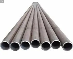 ASTM A106 Grade B Black Mild Steel Pipe ASTM A53 API 5L Sae 1020 Aisi 1018 Round Black Carbon Steel Seamless Pipe Tube Price