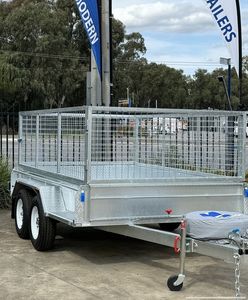 Remolque Eléctrico con Volquete de Nuevo Diseño 2024, Plataforma de Acero 8x5, Caja de Almacenamiento, Capacidad de 1300 kg, Eje AL-KO, Remolque Utilitario de Carga Eléctrico - Product Image 4