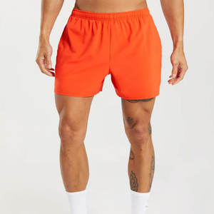 Shorts de sport décontractés pour hommes, nouvelle mode été, 100% coton, séchage rapide, respirant, motif uni, taille mi-haute, service OEM disponible - Product Image 1