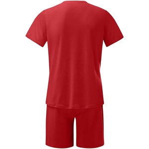 Conjunto de Verano Moderno, Pantalones Cortos y Camiseta de Algodón y Poliéster, Ligero, Transpirable, Suave, Ropa Deportiva Urbana, Proveedor de Marca Privada OEM - Product Image 3