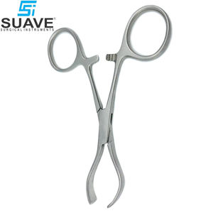 Pinzas para Toallas Curvas de Acero Inoxidable de 4 a 10 cm de la Más Alta Calidad, Recién Llegadas, de SUAVE SURGICAL INSTRUMENTS - Product Image 5