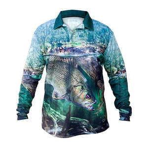 Personnalisable 50 Anti-Bactérien En Plein Air Chemise De Pêche D'été À Séchage Rapide Stretch À Manches Longues Sublimation Conception OEM Entretenu - Product Image 5