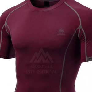 Camiseta de Manga Corta con Protección Solar, Nueva Llegada, Venta Caliente, Diseño de Logotipo Personalizado, Marca Privada, Camiseta de Protección Solar para Hombre - Product Image 4