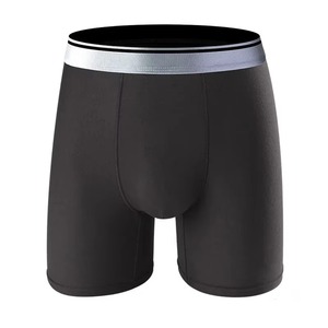 Venta al por mayor de calzoncillos bóxer para Hombre Ropa interior cómoda transpirable personalizada pantalones cortos bóxer deportivos de pierna larga proveedor OEM - Product Image 5