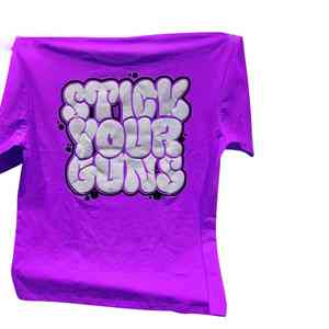 T-shirt à manches courtes de bonne qualité et à séchage rapide, imprimé en relief, dernière arrivée, T-shirt pour homme imprimé en relief personnalisé - Product Image 2